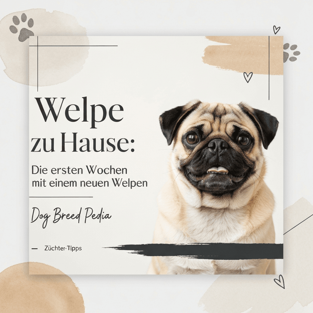 Welpe zu Hause: Die ersten Wochen mit einem neuen Welpen
